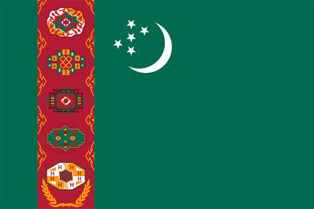 Turkmenistans flagga